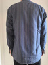 杉杉【羊毛內膽】襯衫男長(cháng)袖秋冬商務(wù)休閑磨毛保暖色織條紋翻領(lǐng)襯衣 曬單實(shí)拍圖