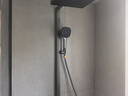 九牧（JOMOO）花灑淋浴套裝鋼琴按鍵大置物臺淋浴噴頭星幕絲雨增壓淋浴器 36661 曬單實(shí)拍圖