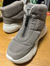 斯凱奇（Skechers）女鞋靴厚底雪地靴保暖棉鞋中高幫加絨面包靴168062 曬單實(shí)拍圖