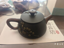 云南建水紫陶茶壺紫陶壺泡茶壺漢瓦壺蓋碗紫砂純手工紫泥家用中式 松針單壺【經(jīng)典石瓢】220毫升 曬單實(shí)拍圖
