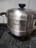 蘇泊爾易儲存304不銹鋼雙層復底加厚蒸鍋二層高蓋大蒸籠電磁爐燃氣通用 【高拱蓋】 24cm 曬單實(shí)拍圖