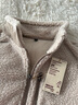 MUJI男式 長(cháng)毛抓絨 夾克 男士外套 25年秋冬新品  淡黃色 XL 曬單實(shí)拍圖