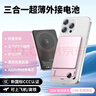 娛小電【3C認證充電寶】超薄折疊支架磁吸充電寶蘋(píng)果彈窗外接電池手表充耳機充無(wú)線(xiàn)快充magsafe移動(dòng)電源 10000mah【少女粉】外接電池|小組件|充手表 曬單實(shí)拍圖