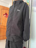 JEEP吉普沖鋒衣男秋冬三合一防風(fēng)夾克戶(hù)外休閑百搭運動(dòng)外套 黑色 XL 曬單實(shí)拍圖