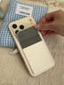 素洛適用蘋(píng)果17promax手機殼Air荔枝紋插卡支架卡包iPhone16pro創(chuàng  )意簡(jiǎn)約純色15高級感輕奢女14全包防摔 白色荔枝紋口袋卡包【可插卡】 iPhone 17 Pro Max 曬單實(shí)拍圖