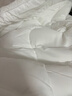 富安娜 舒暖 纖維被子冬季被芯 雙人冬厚被 約6.3斤 203*229cm 白色 曬單實(shí)拍圖