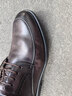 金利來(lái)（Goldlion）男鞋商務(wù)正裝皮鞋系帶德比鞋單鞋頭層牛皮系帶棕色透氣防滑耐磨 棕色 41 曬單實(shí)拍圖