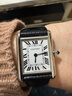 卡地亞（Cartier）瑞士原裝TANK MUST坦克優(yōu)雅方形手表女士腕表新年情人送老婆禮物 新29.5*22小號皮帶石英WSTA0135 曬單實(shí)拍圖
