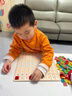 艾杰普（JEPPE）對數板百數板幼兒數字益智啟蒙1-100運算蒙氏教具兒童3-6新年禮物 曬單實(shí)拍圖
