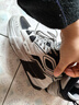 鴻星爾克運動(dòng)板鞋女耐磨高幫滑板鞋休閑時(shí)尚女鞋|夜宴52122301067 曬單實(shí)拍圖
