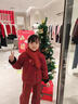 女童國風(fēng)紅色撒銀小香風(fēng)加絨套裝2025新款冬裝年服新中式加厚冬裝 新年紅色加絨套裝【上衣+褲子】 140 曬單實(shí)拍圖