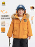 WALNUT DUCK【加厚新年服】小黃鴨男童女童棉服秋冬裝棉衣男孩女孩毛領(lǐng)派克服 曬單實(shí)拍圖