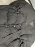 三彩2025冬季新款90白鴨絨羽絨服寬松圍脖兩穿面包服單排扣M 經(jīng)典黑 S 155/80A 曬單實(shí)拍圖