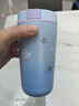 膳魔師（THERMOS）海洋系列2代高真空不銹鋼保溫杯辦公水杯咖啡杯便攜杯子吸管杯 不銹鋼隨行杯 420ml 附贈杯套 曬單實(shí)拍圖