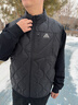 安踏輕薄羽絨馬甲丨戶(hù)外立領(lǐng)短款外套男裝冬季新款保暖棉服輕薄羽 曬單實(shí)拍圖