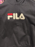 FILA 斐樂(lè )情侶款男女連帽衛衣冬季新款休閑寬松加絨保暖長(cháng)袖上衣 【常規款】正黑色-BK S 165/88A/S 曬單實(shí)拍圖