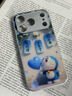 品盟（PISMEXOK）適用于蘋(píng)果iPhone17/16promax手機殼玻璃新款卡通動(dòng)漫藍胖子小清新花朵保護套17Pro簡(jiǎn)約個(gè)性情侶款 蘋(píng)果17 Pro Max【遠峰藍】哆啦A夢(mèng) 默認1 曬單實(shí)拍圖