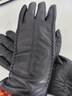 啄木鳥(niǎo)真皮手套女冬加絨羊皮保暖觸屏開(kāi)車(chē)騎行防潑水防風(fēng)摩托車(chē)加厚防寒 羊皮 長(cháng)生花款L 曬單實(shí)拍圖