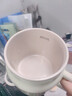 JIEXG養生壺熱牛奶杯養生杯煮花茶小型辦公室燒水熱奶神器 一人電燉杯  濾網(wǎng)款【燉煮+陶瓷釉膽】 0.8L 曬單實(shí)拍圖