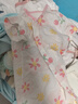 婧麒（JOYNCLEON）新生嬰兒夏季短袖連體衣純棉寶寶衣服睡衣薄款打底哈衣空調服 粉櫻桃花 【單件裝】 80cm 曬單實(shí)拍圖