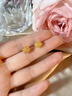 老鳳祥黃金耳釘女款足金999小方糖耳墜純金首飾生日情人節禮物送女朋友 【典藏至臻禮盒】定制克重 單拍不發(fā)貨 曬單實(shí)拍圖