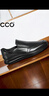 愛(ài)步（ECCO）樂(lè )福鞋男 百搭增高牛皮休閑皮鞋 雅仕男鞋系列207144 黑色39 曬單實(shí)拍圖