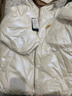 耐克大童珠光感羽絨服外套冬季男女童時(shí)尚雙向拉鏈NIKE IQ9828 133帆白 150 M 曬單實(shí)拍圖