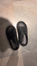 BAIHOU白猴矯正扁平足透氣防腳汗厚底足弓支撐糾正功能涼拖鞋 黑色40-41 曬單實(shí)拍圖