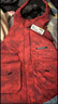 波司登25年冬經(jīng)典極寒厚羽中大童親子新年紅連帽羽絨服外套 曬單實(shí)拍圖