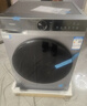 海爾（Haier）滾筒洗衣機10KG全自動(dòng)家用大容量 一級變頻+超薄+1.1高洗凈比+高溫洗+雙噴淋 政府補貼XQG100-608H 曬單實(shí)拍圖