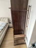 依詩(shī)琪實(shí)木衣帽架臥室落地可移動(dòng)床邊晚上放衣服神器簡(jiǎn)易掛衣服架 曬單實(shí)拍圖