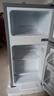 華寶小冰箱小型家用出租房用冷藏冷凍兩用一級能效節能省電迷你宿舍寢室辦公室二門(mén)電冰箱 【一級能效】58L銀色【三天不到一度電】 曬單實(shí)拍圖