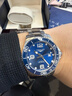 浪琴全新瑞士浪琴康卡斯系列藍盤(pán)自動(dòng)機械潛水陶瓷圈男表 L3.782.4.96.6-藍盤(pán)鋼帶 43mm 曬單實(shí)拍圖