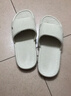 日本防滑拖鞋涼拖鞋男士女士拖鞋情侶拖鞋厚底塑料涼拖洗澡浴室拖鞋 女拖(38-39碼)藍色 曬單實(shí)拍圖