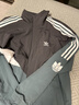 adidas經(jīng)典寬松運動(dòng)夾克外套男女春季阿迪達斯官方三葉草 黑色/綠色/白色   2XL 曬單實(shí)拍圖