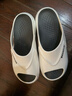 回力拖鞋男士運動(dòng)涼鞋外穿踩屎感厚底防滑沙灘鞋HL3A20 白黑色 44-45 曬單實(shí)拍圖