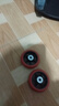 安俊晟手拉車(chē)橡膠輪子購物車(chē)輪便攜拉桿車(chē)轱轆行李車(chē)輪拖車(chē)輪小拉車(chē)配件 3寸小紅輪(軸孔8毫米)2個(gè) 曬單實(shí)拍圖