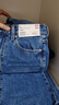 優(yōu)衣庫加長(cháng)款女裝寬松直筒牛仔褲/闊感褲480741 64 湖藍色 22 /150/56A 曬單實(shí)拍圖