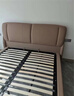 慕思（de RUCCI）儲物床高箱 床 皮藝床可收納 主臥大床雙人床（冰咖色）1.5*2.0米 曬單實(shí)拍圖