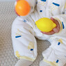 wua·wua新生兒嬰兒0-3個(gè)6月寶寶衣服秋冬保暖純棉衣冬季夾棉連體衣加厚 棉衣款（5-15度）黃森林 52cm （適合0-1個(gè)月 4-8斤） 曬單實(shí)拍圖