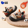 迷你巴拉（minibala）冬季加絨保暖【3D眼睛】寶寶學(xué)步鞋女童休閑小童運動(dòng)鞋男童鞋子 曬單實(shí)拍圖