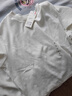 優(yōu)衣庫男裝女裝柔軟圓領(lǐng)T恤/休閑長(cháng)袖上衣25秋冬新款479783 00 白色 L 曬單實(shí)拍圖