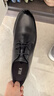 海瀾之家HLA商務(wù)休閑鞋男秋冬頭層牛皮正裝鞋子男英倫皮鞋男 254A 黑色 44 曬單實(shí)拍圖