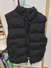 真維斯戶(hù)外運動(dòng)馬甲男外套春秋季冬天坎肩無(wú)袖棉衣上衣服新款純色立領(lǐng)款 黑色 3XL 曬單實(shí)拍圖