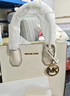 MICHAEL KORS 邁克高仕 MK Mercer 中號皮質(zhì)托特包手提包斜挎包 奶白色 289 中號 曬單實(shí)拍圖
