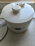 摩飛電器（Morphyrichards）電壓力鍋 電高壓鍋電飯鍋電飯煲 家用2.5L迷你琺瑯釉精釜多功能煲湯鍋電火鍋電煮鍋MR8701白 曬單實(shí)拍圖