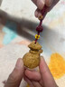 金水堂【老師推薦】蓮花桃木福袋掛件真桃木護身符百福錢(qián)袋子招聚鑰匙扣 蓮花桃木福袋 紅繩掛件 曬單實(shí)拍圖