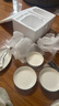白朔碗盤(pán)餐具碗碟碗具套裝輕奢純色北歐風(fēng)簡(jiǎn)約高級感喬遷新居送禮碗筷 禮盒裝簡(jiǎn)素6人食（帶湯煲） 30件套 曬單實(shí)拍圖