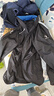 卡爾美（KELME）運動(dòng)外套男風(fēng)雨衣防潑水防風(fēng)衣男女連帽足球訓練外套 黑色 3XL  曬單實(shí)拍圖
