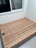 櫸美【可定制】全櫸木實(shí)木床小戶(hù)型榻榻米無(wú)靠背單人床無(wú)床頭排骨架床 原木色裸床【整床除五金全櫸木】 1.5m*2m 曬單實(shí)拍圖